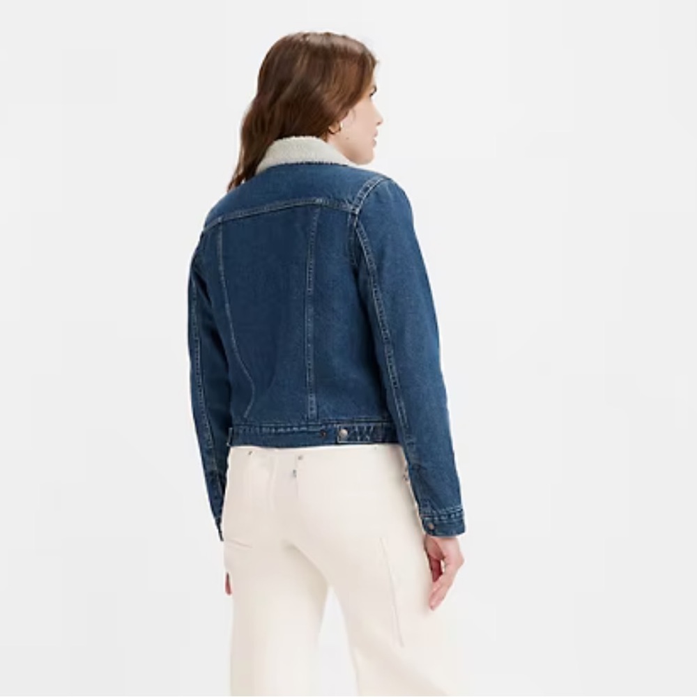 Levi Original Sherpa Trucker Jacket - Picture 2 of 7